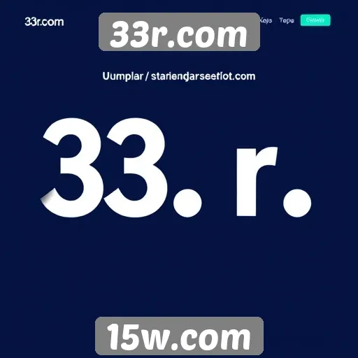 Acessibilidade e inclusão no site 33r.com
